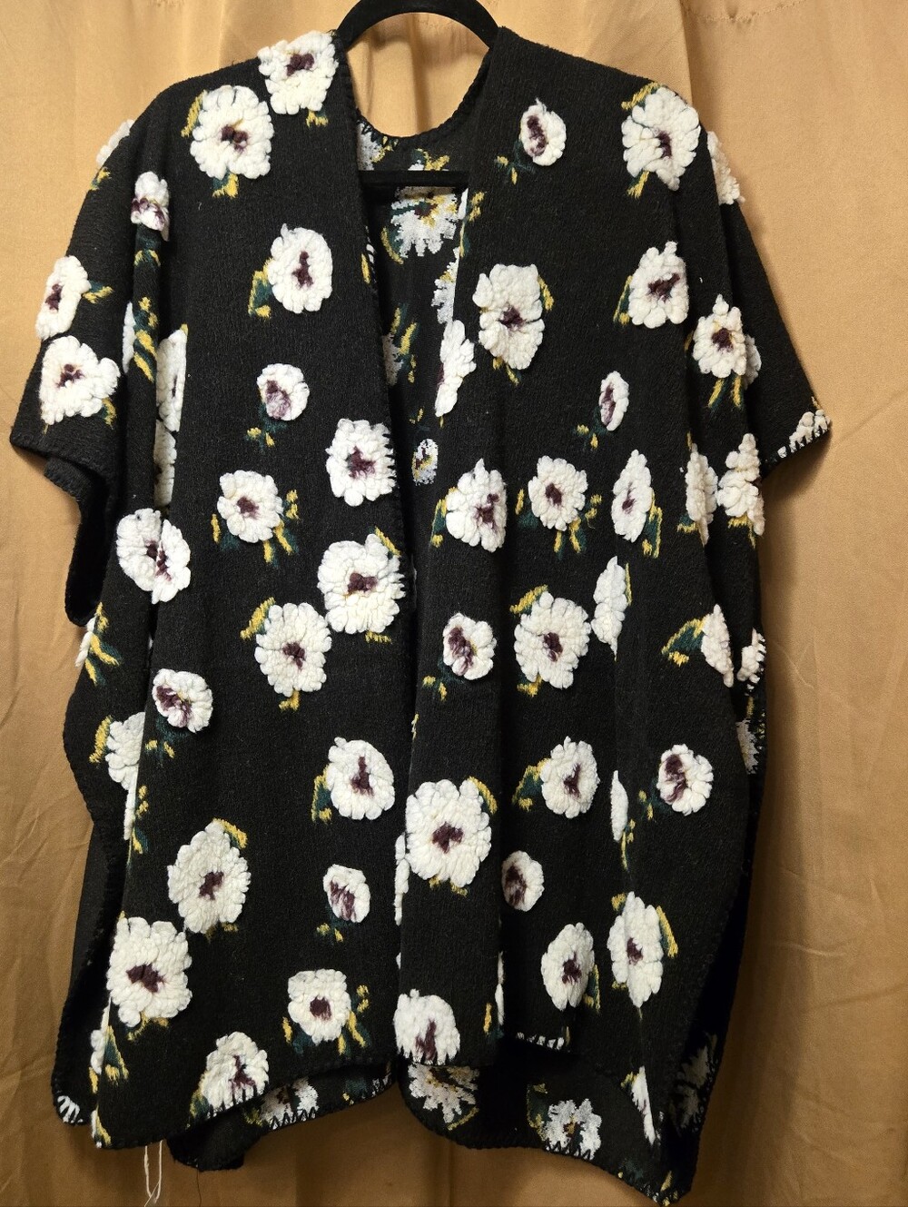 New Avenue Zoe Shrug With 3d flowers